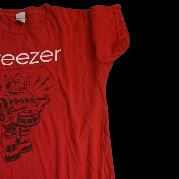 Vintage WEEZER Still Making Noise Robot tee t-shirts Sun International Med - Picture 5 of 5